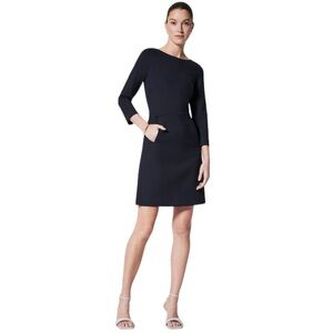 🔴 SOLD 🔴 Spanx "The Perfect A-line" 3/4 Sleeve Dress Black Size M